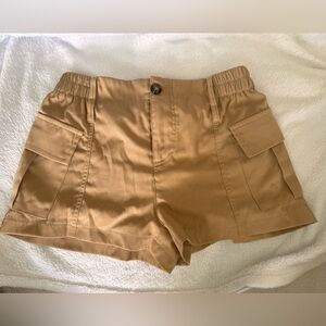 Khaki safari shorts